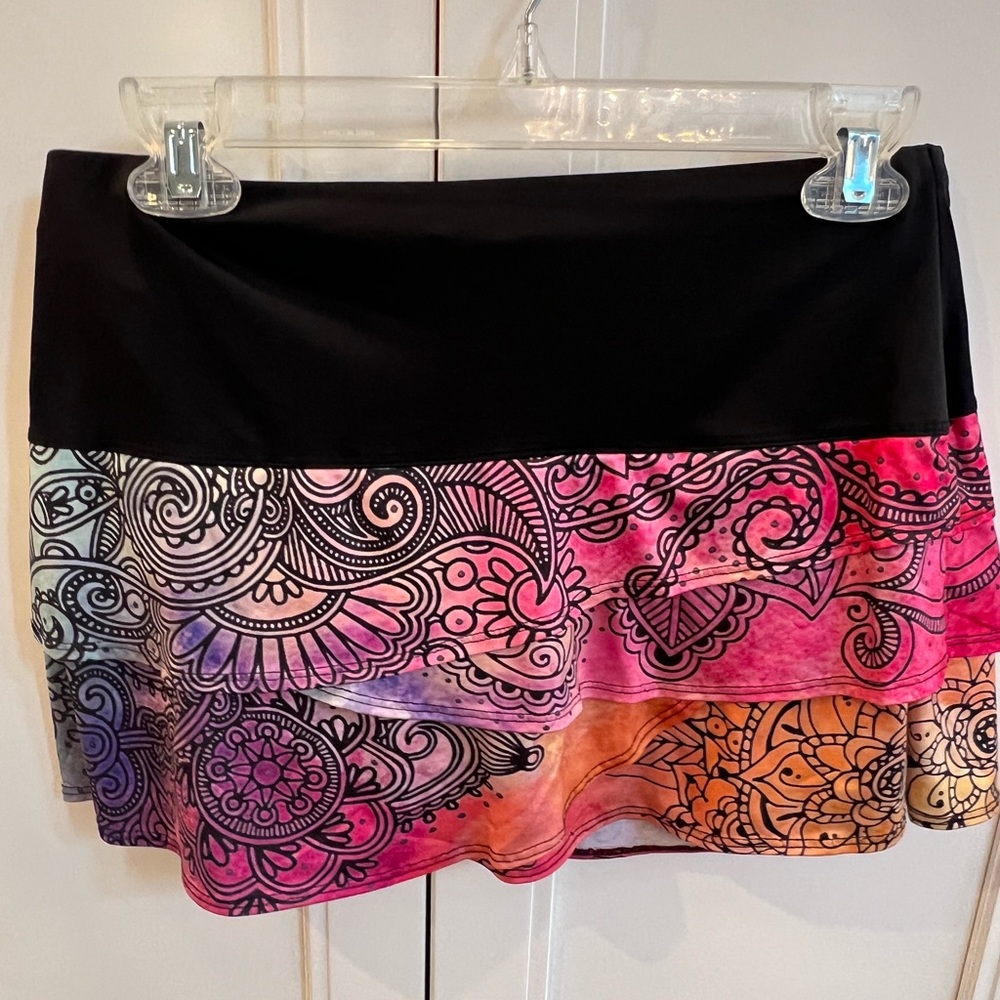 Lucky in Love tie dye tennis skirt.